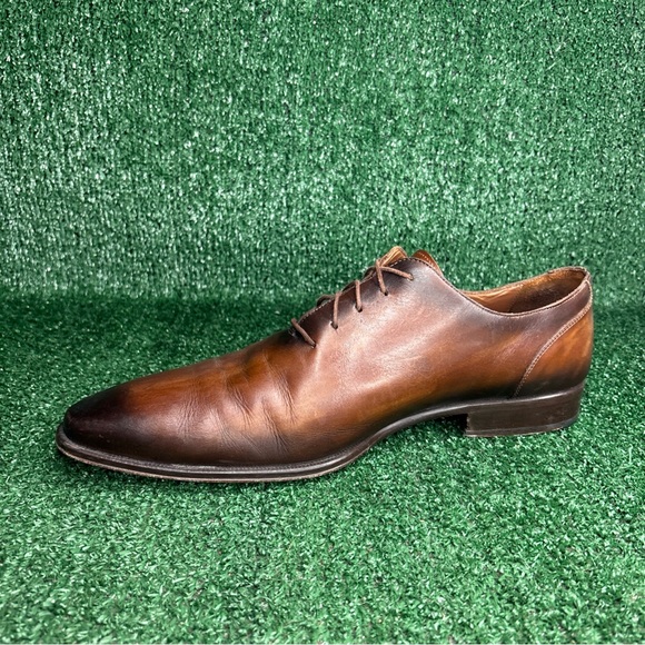 Mezlan 1968 Brown Leather Almond Toe Oxford Shoes Size 12 M main image 12